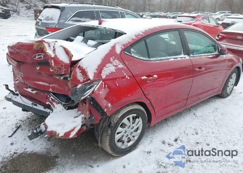 2017 Hyundai Elantra Se from USA, damaged, VIN KMHD74LFXHU119369